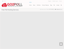 Tablet Screenshot of go2poll.com